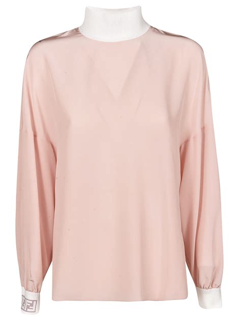 fendi womens pink blouse|Fendi blouse sale.